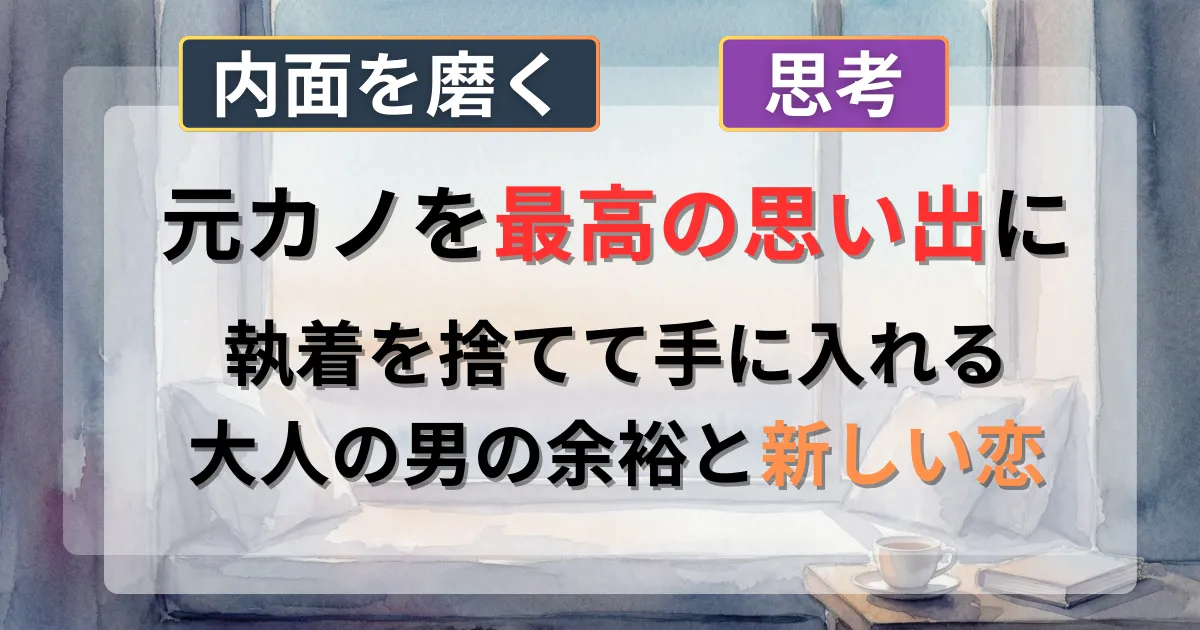 元カノへの執着を手放し、次へ進むための戦略を解説した記事のイメージイラスト