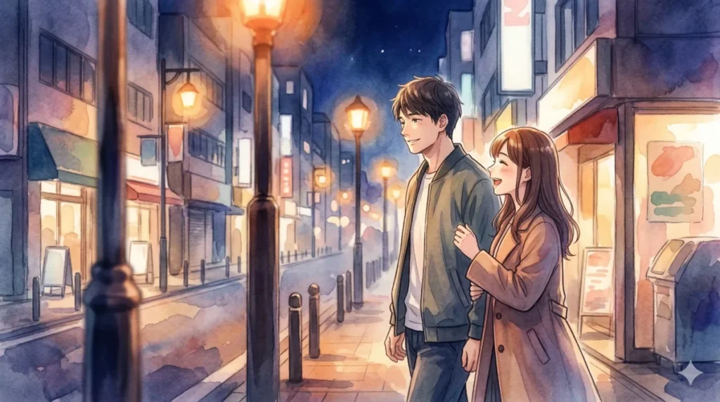 相手を尊重し対等な関係を築く「心の余白」を持つ男性のイメージ