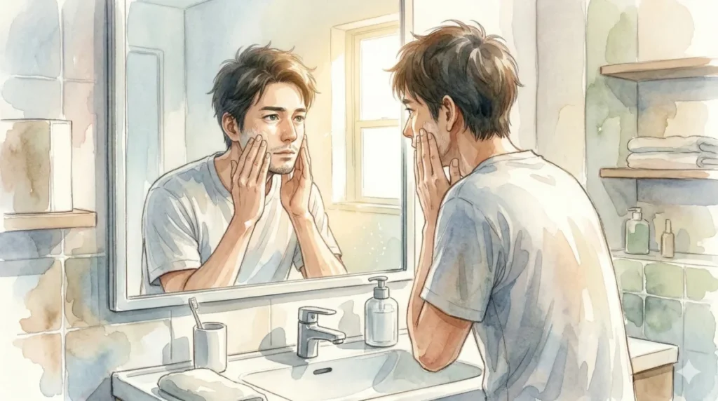 日焼け止めで紫外線を遮断し、将来に向けた肌の防御力を高める様子を表現したイメージ